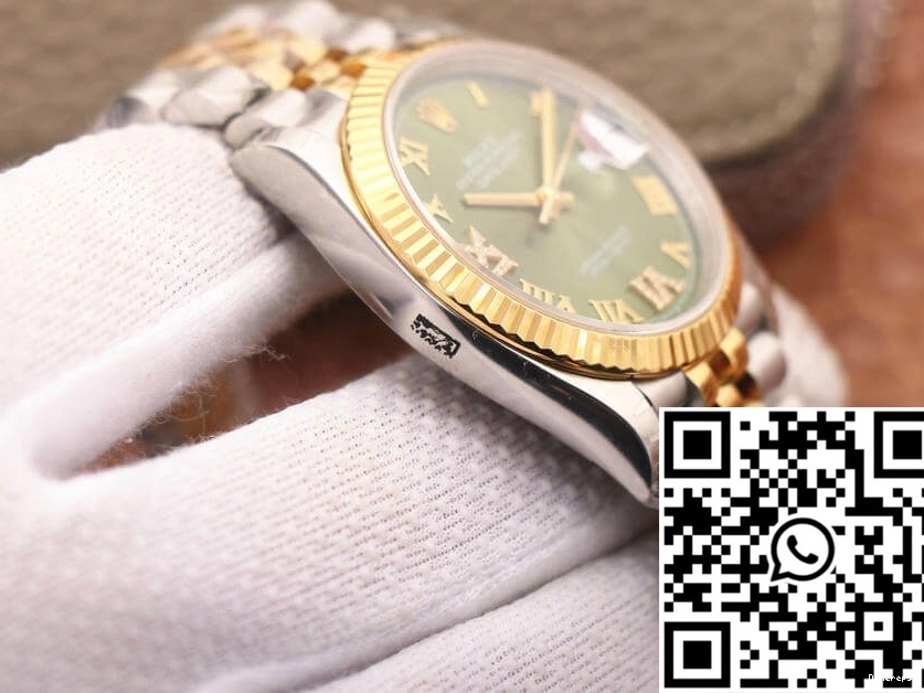 Olive M126233-0025 Dial EW Green Datejust Factory Rolex 0323